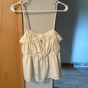 American Eagle cream tank top